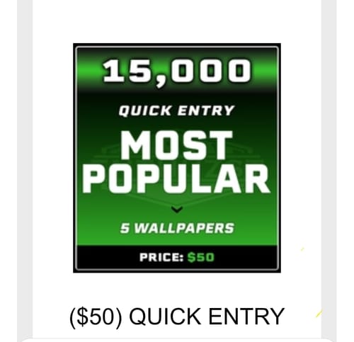 Customer photo review of ($50) QUICK ENTRY