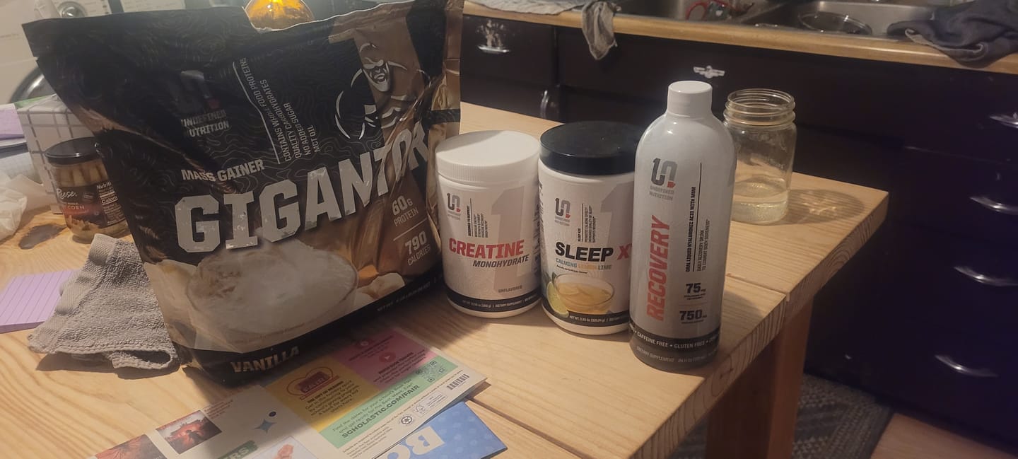 Customer photo review of GIGANTOR | MASS GAINER