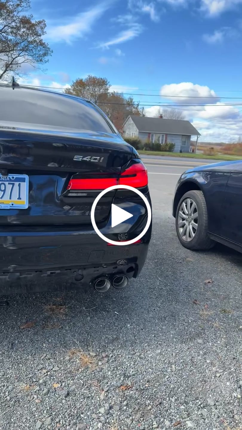 Customer video review of BMW G30 540i Valvetronic Exhaust System