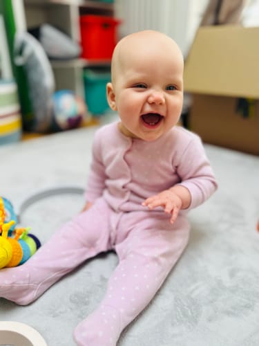 Customer photo review of Grey Play Mat