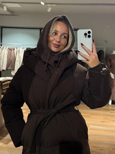 Customer photo review of Hooded Puffer