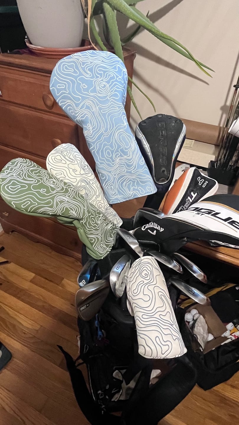 Customer photo review of Topographic Edition - Fairway Green / Embroidered Pure White