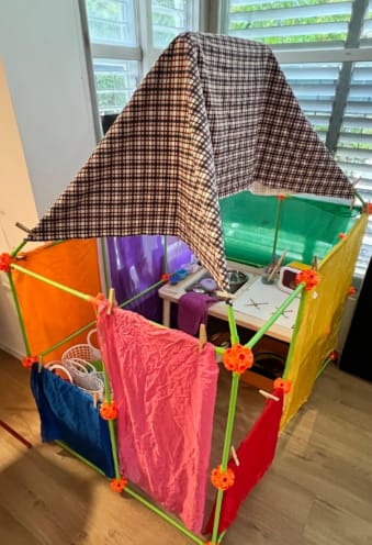 Customer photo review of מבצר הקסם - 221 חלקים
