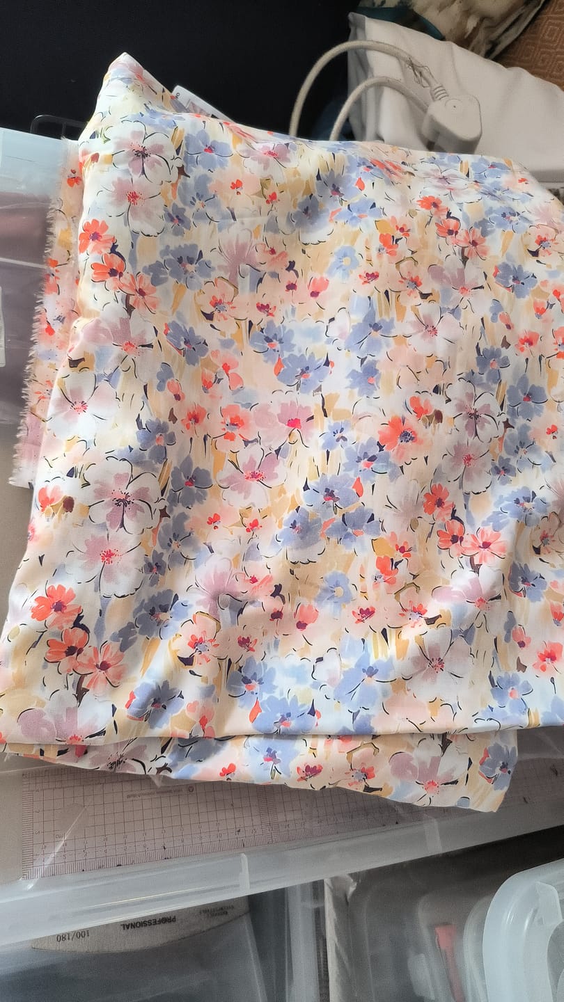 Customer photo review of Viscose Printed Challis Des.13 #1