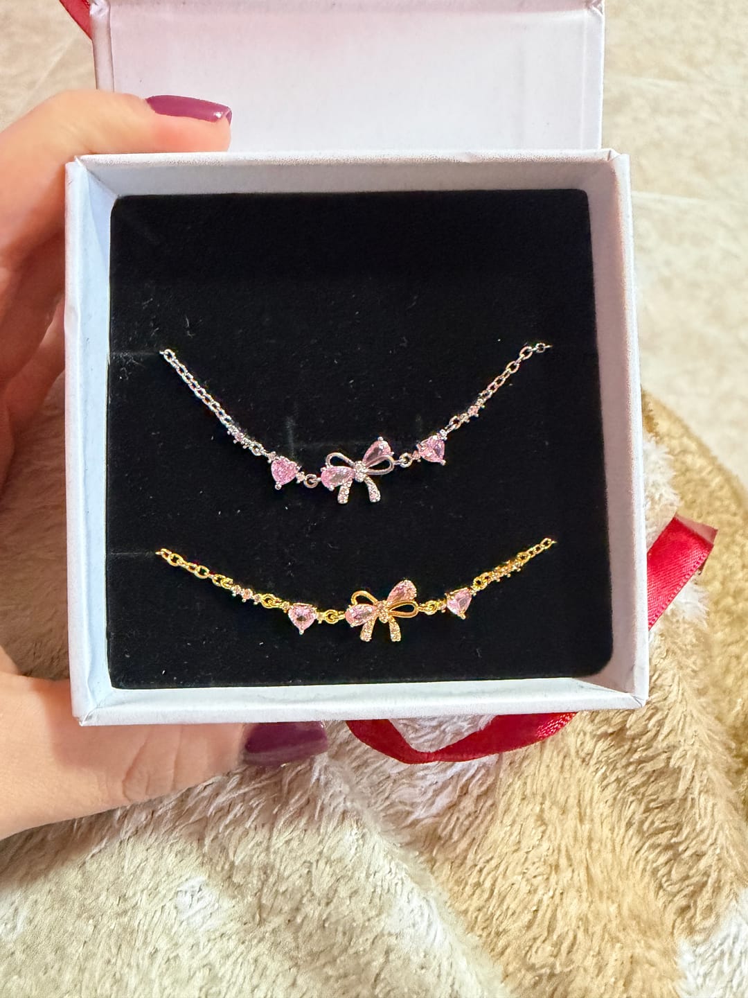 Customer photo review of Bow Bracelet