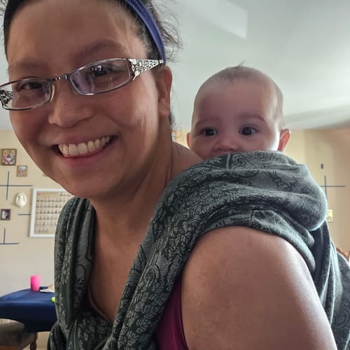 Customer photo review of Shire™ Westfarthing Woven Wrap by Oscha