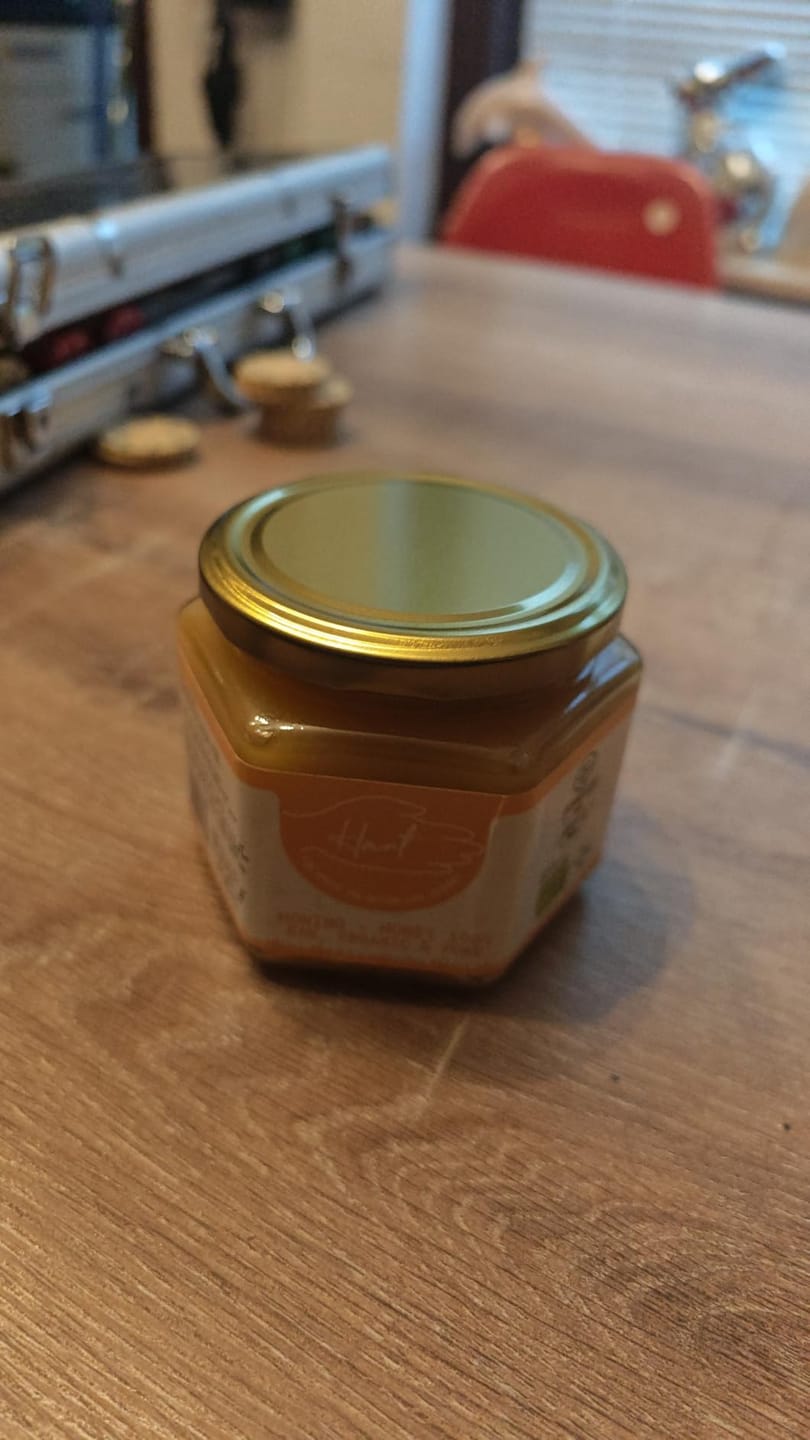 Customer photo review of BIO - Rauwe Honing – Onverhit, Ongefilterd & Puur - 100% EU + GRATIS LEPEL - 500g