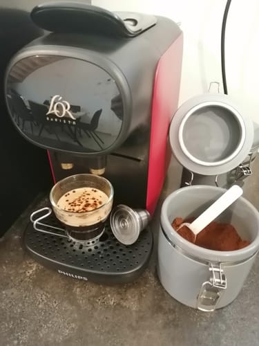 Customer photo review of Capsule réutilisable L'OR Barista Double XXL 100% inox par Cafecolo™