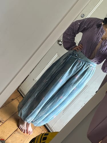 Customer photo review of Leyi Yongge 乐以咏歌 Joy in Singing Tang Dynasty Daily Yuanlingpao Round Collar Robes & Pants Set