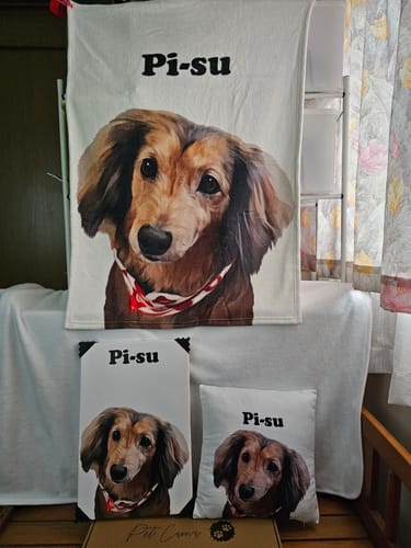 Customer photo review of Petcanvaオーダーメイド ペット似顔絵