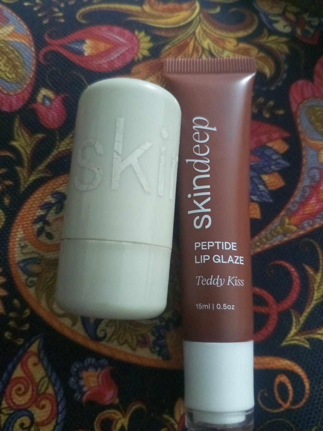 Customer photo review of Lip Glaze+Velvet Flush Duo
