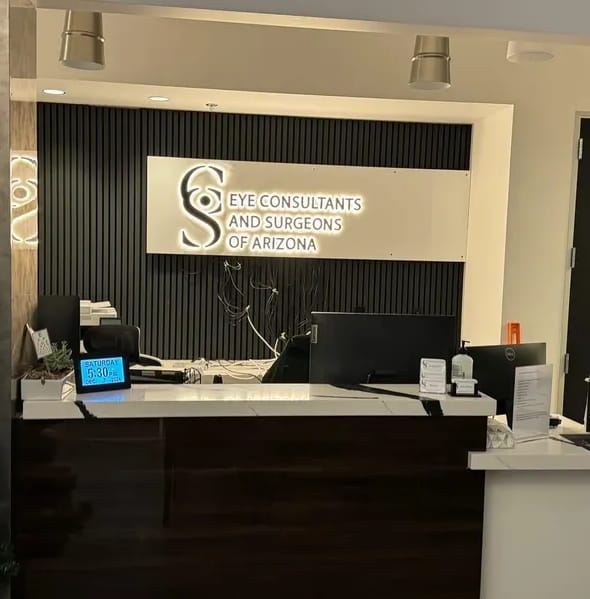 Customer photo review of Custom Backlit Sign