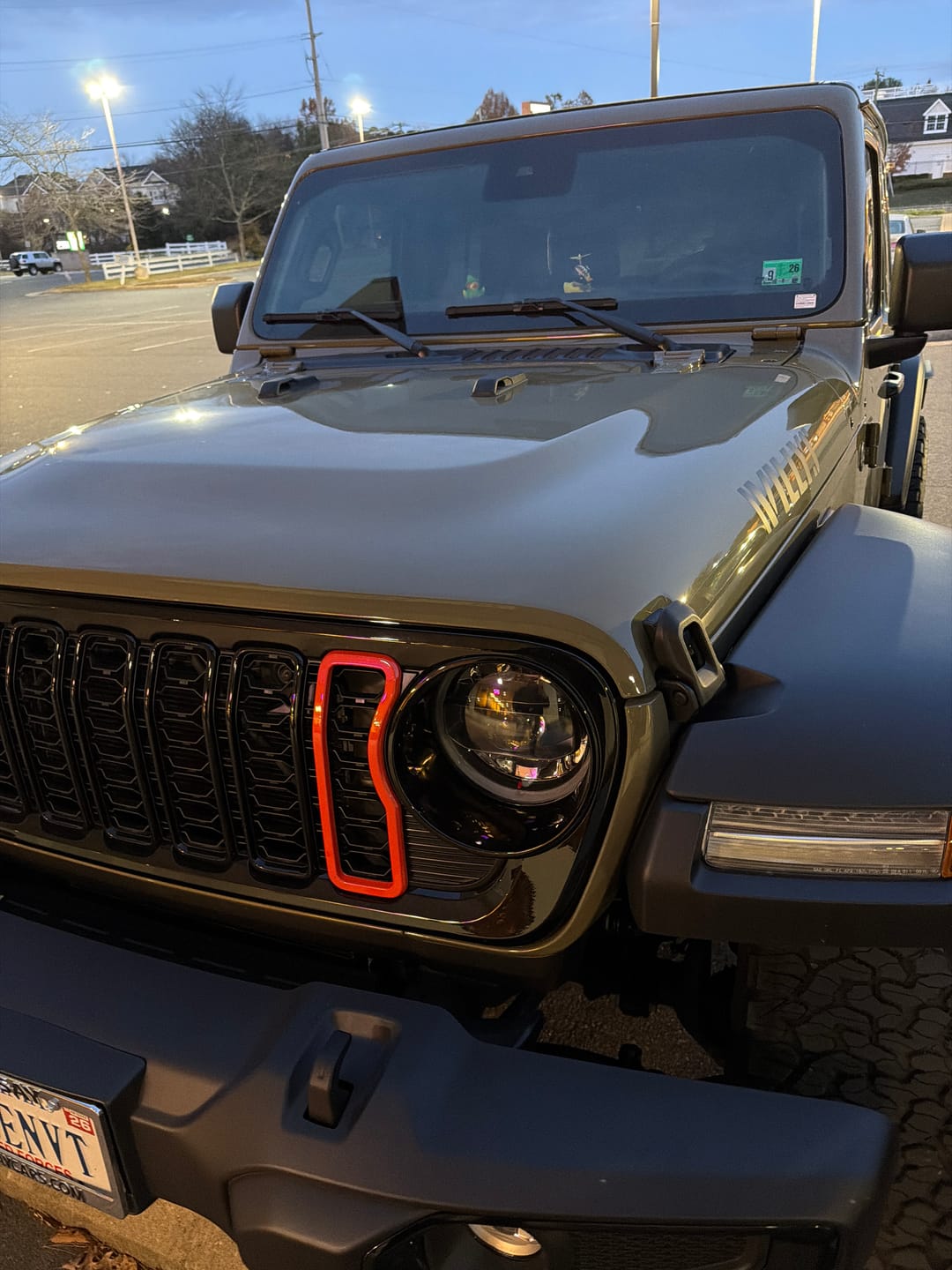 Customer photo review of Snap On Slot Cover for 2024 Grille Wrangler JL JT Grille