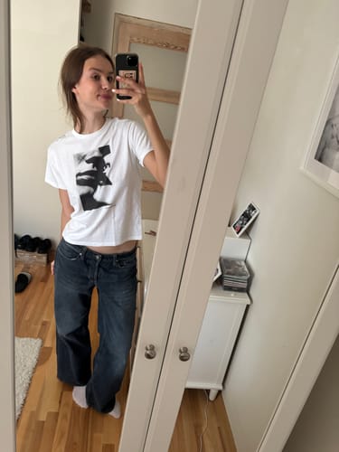 Customer photo review of love or lust baby tee
