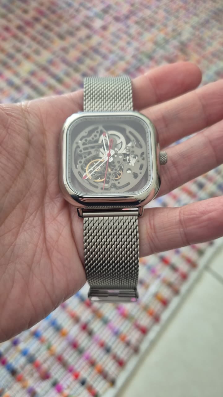 Customer photo review of Reloj Ciga Design C Series Skeleton Automático Acero 40mm Plateado