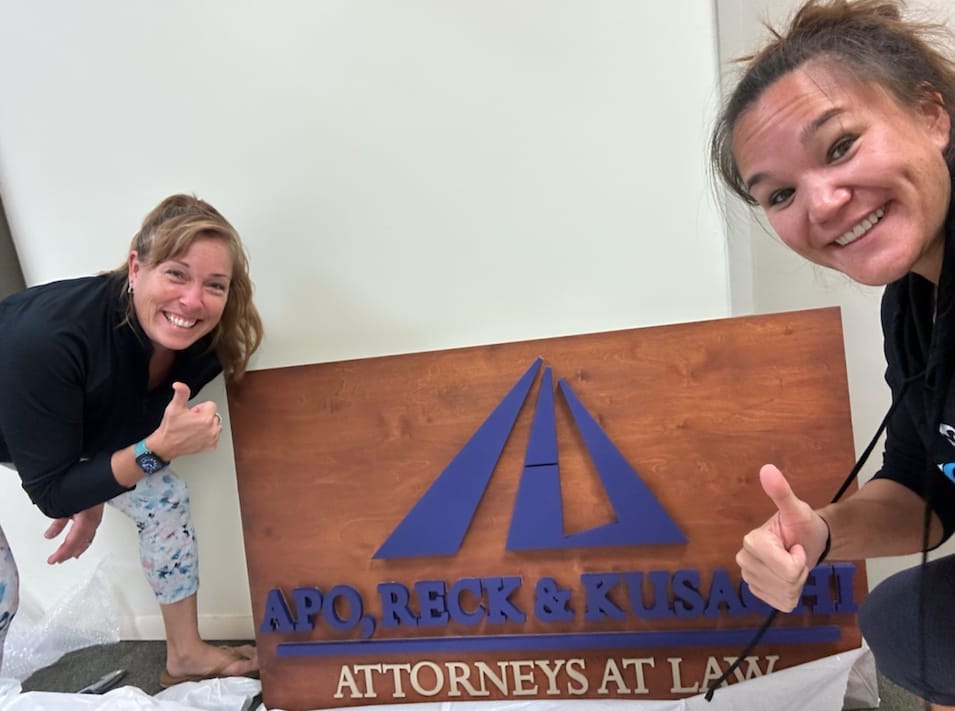 Customer photo review of Metal Sign