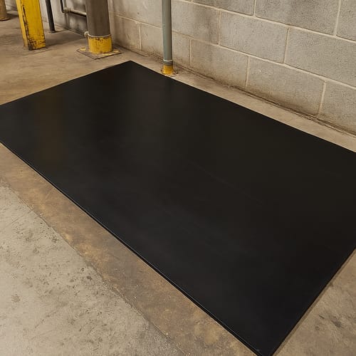 Customer photo review of Commercial Rubber Sheet Linear Metre Durable Heavy Duty Rubber for Sealing, Insulation & Protection Temperature & Chemical Resistant