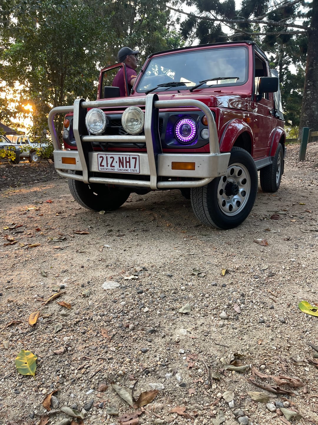 Customer photo review of 7" 'Firewheel' LED Colour Chasing Headlights