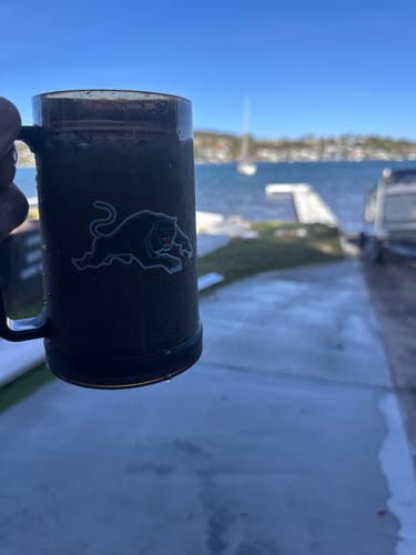 Customer photo review of Panthers Ezy Freeze Mug (coloured)
