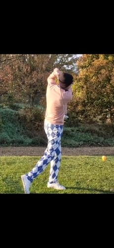 Customer photo review of Men's pure festive Stretch Golf Pants