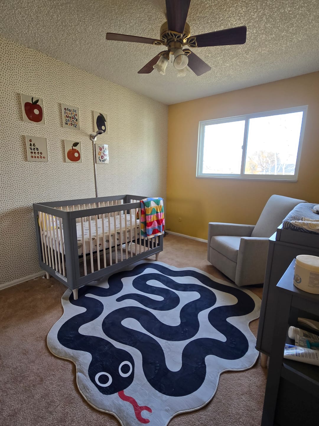 Customer photo review of Spiral Snake Design Rug by Johann Banta