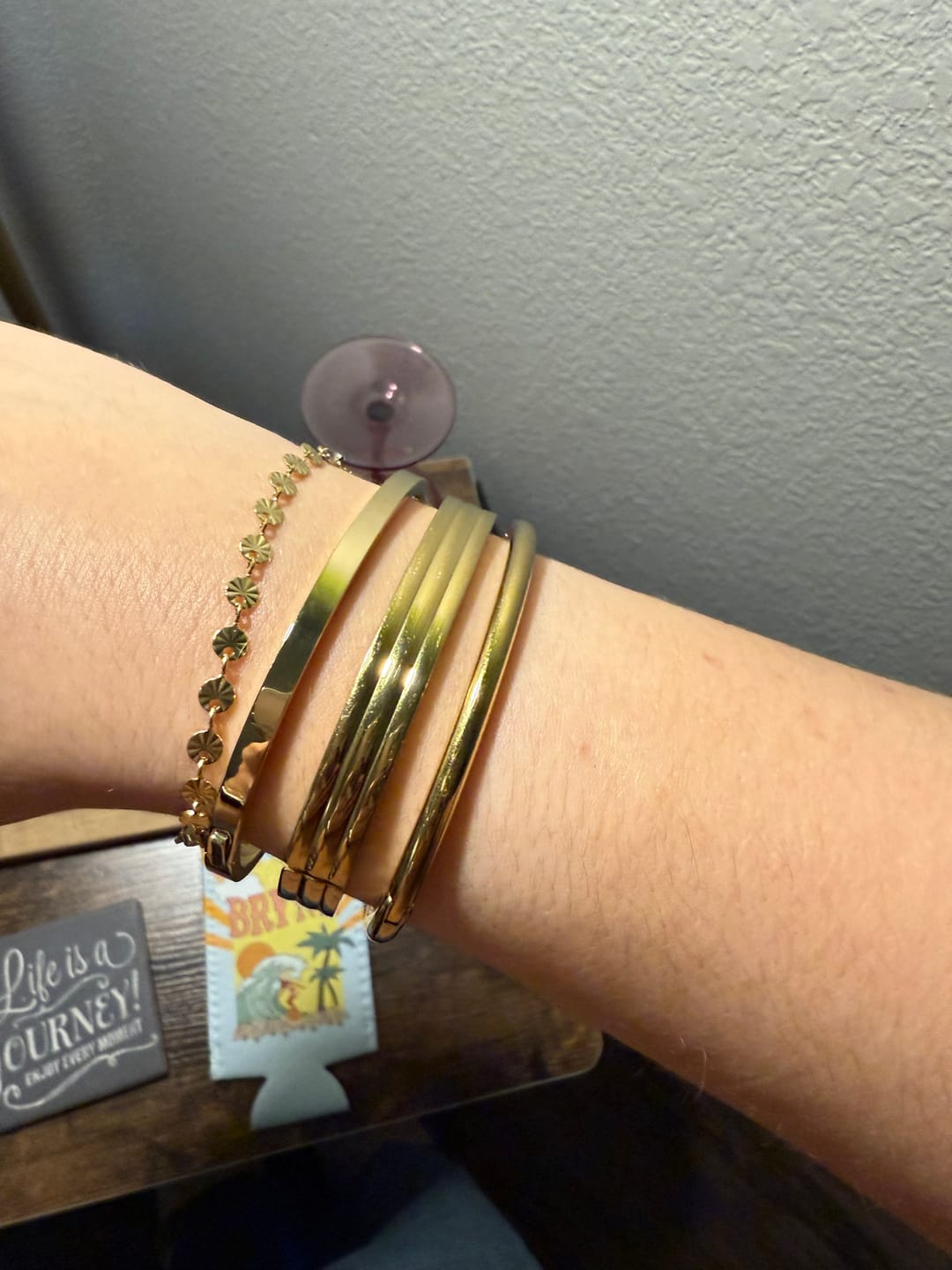 Customer photo review of Classic Flat Bangle