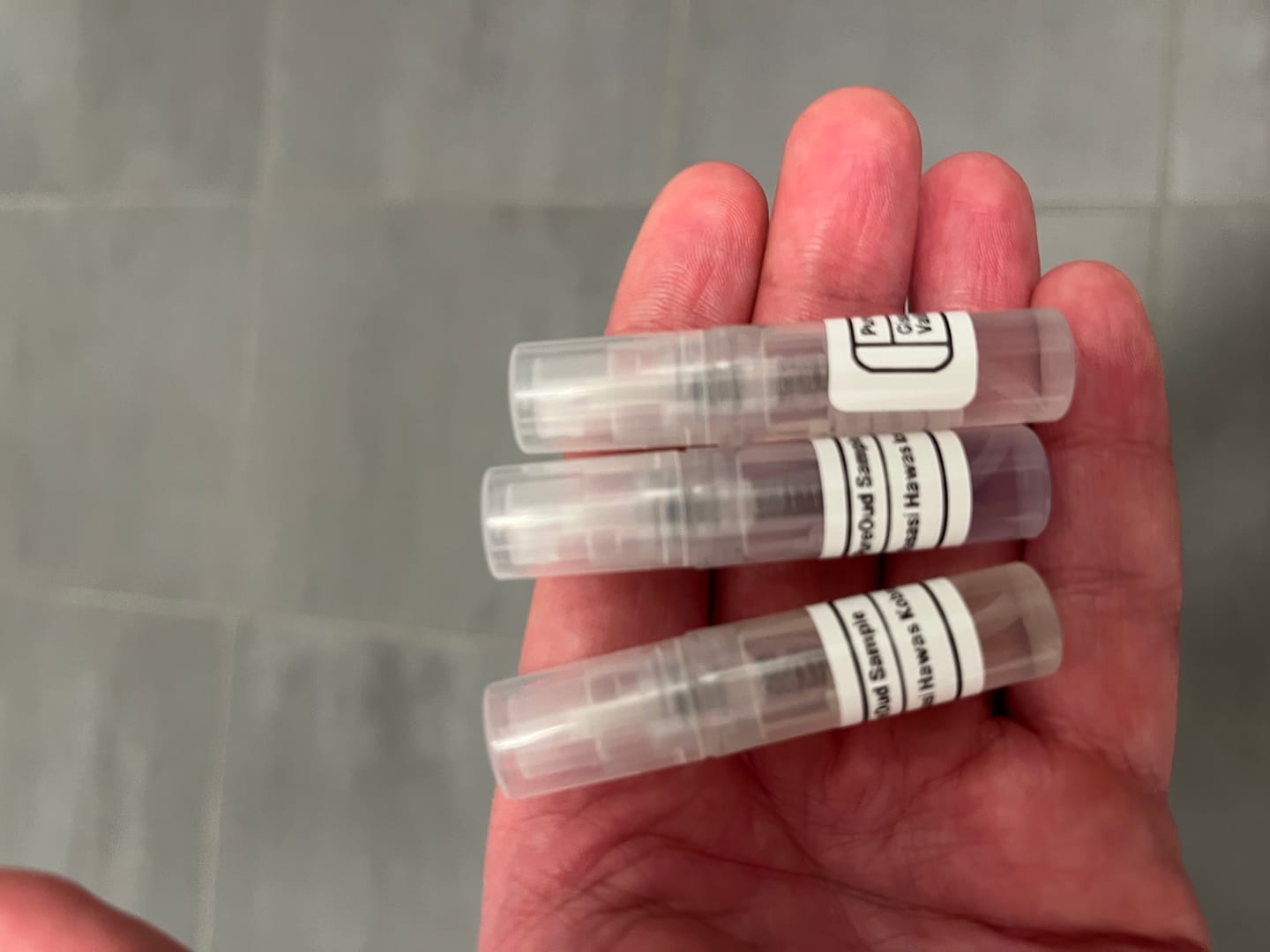 Customer photo review of Rasasi Hawas - Sample Service 2/5/10ML