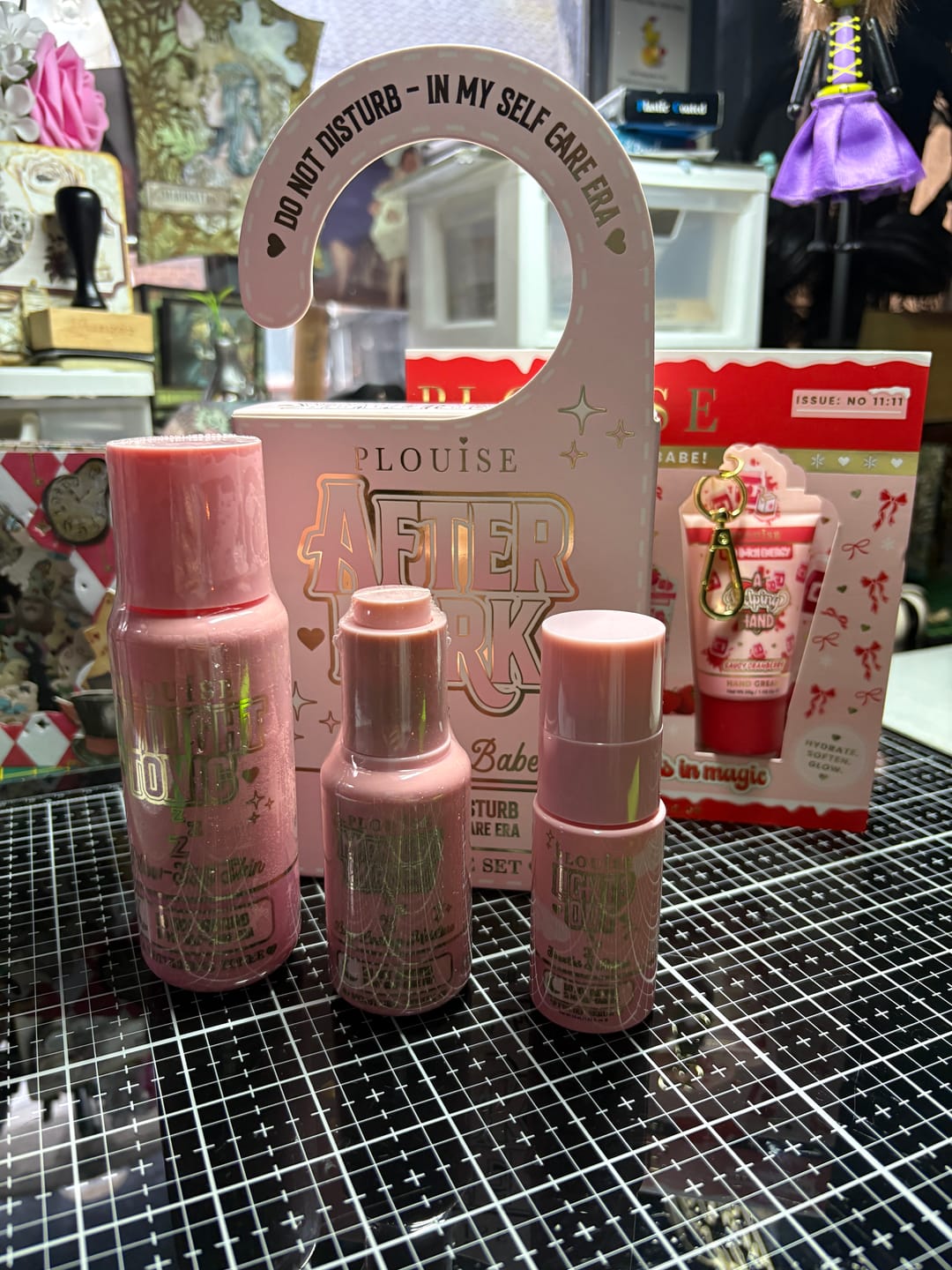 Customer photo review of After Dark - Hitting Snooze Nighttime Skincare Set