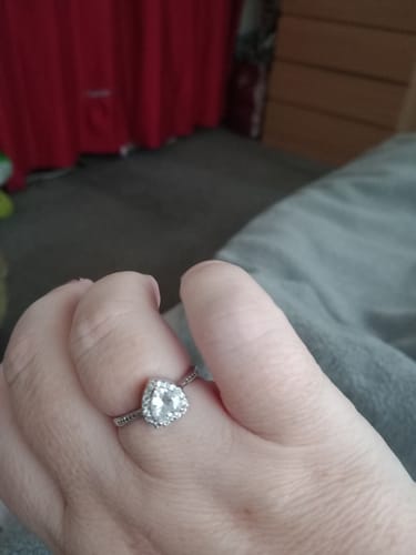 Customer photo review of Forever In My Heart Urn Ring