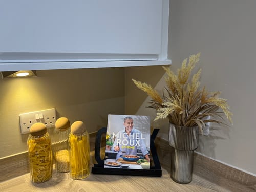 Customer photo review of Set of 3 Ribbed 1200 ML Cork Ball Jars