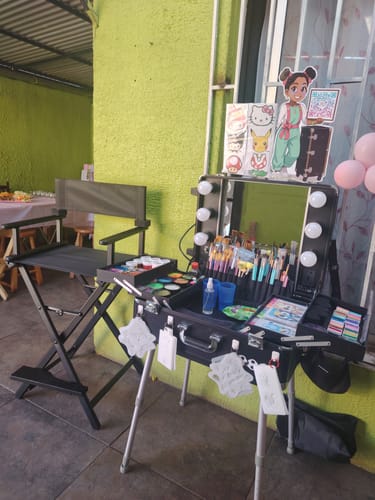 Customer photo review of Silla Director para Makeup Artist + Bolso para transportar