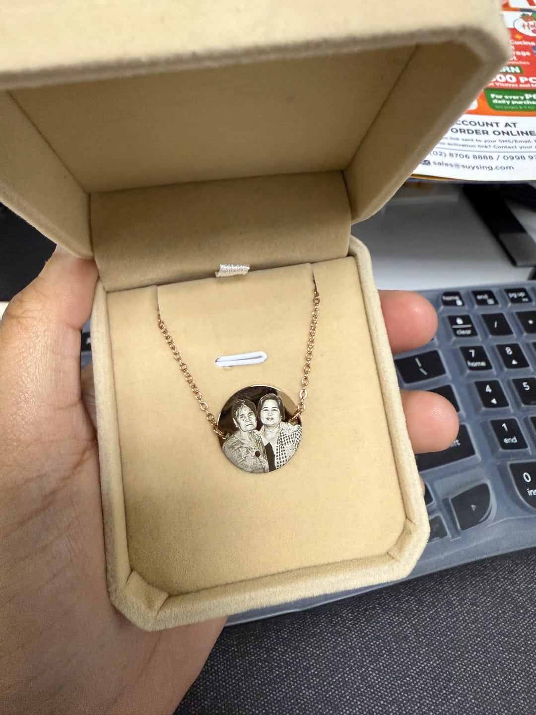 Customer photo review of Printave™ Personalized Round Bracelet