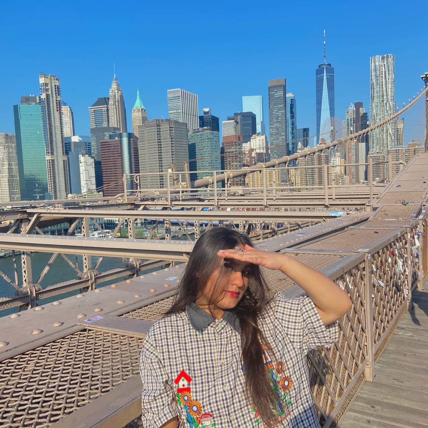 Customer photo review of Aelfric Eden Plaid Embroidery Shirt