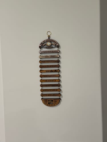 Customer photo review of NEW* Ten Commandments from the Holy Land Wall Hanging