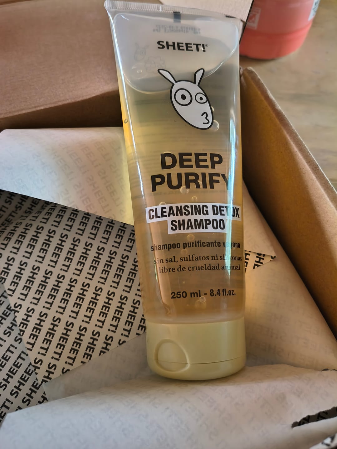 Customer photo review of Shampoo limpieza profunda: detox para un cabello renovado
