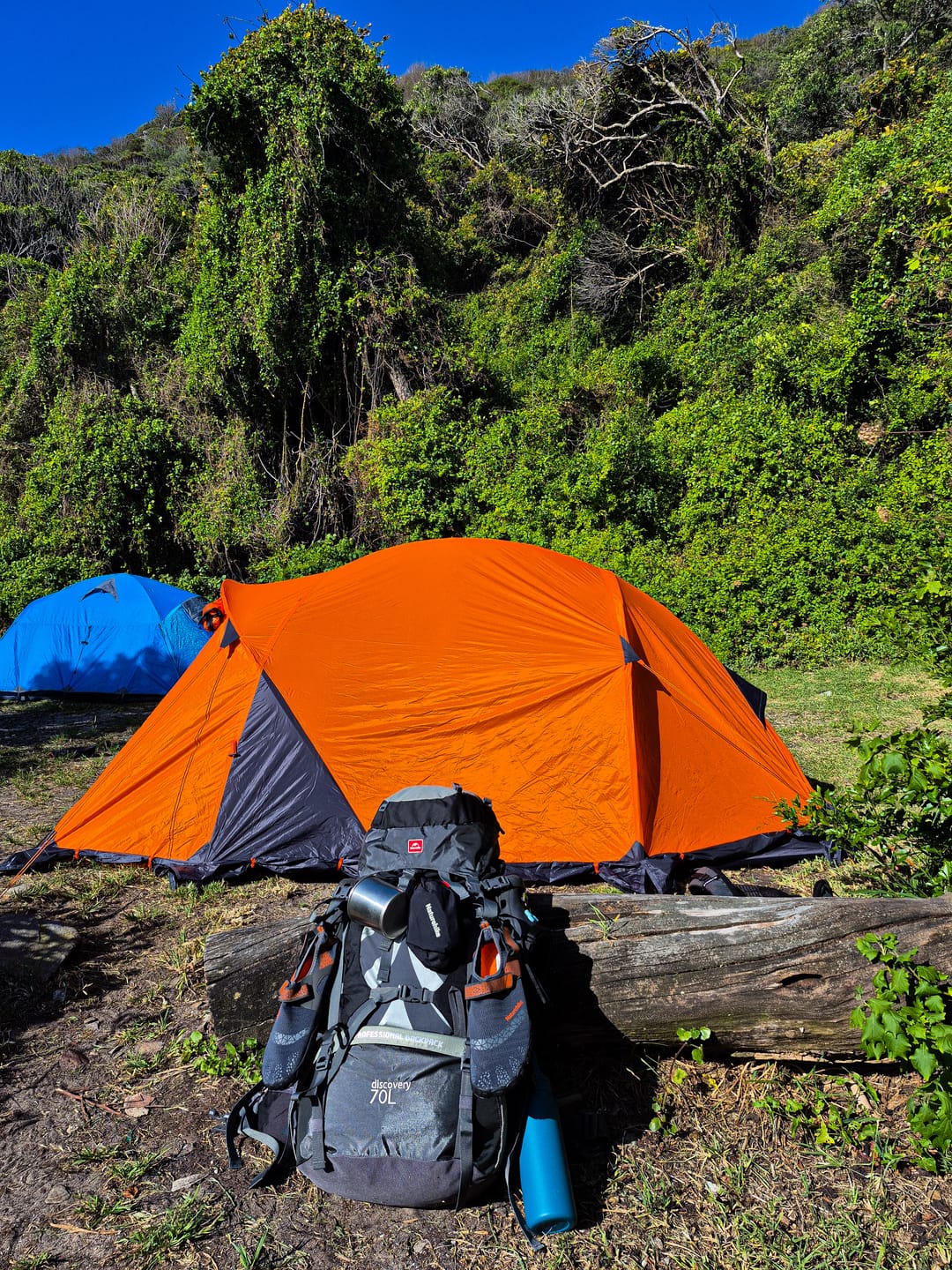 Customer photo review of 70 + 5L Hiking Backpack