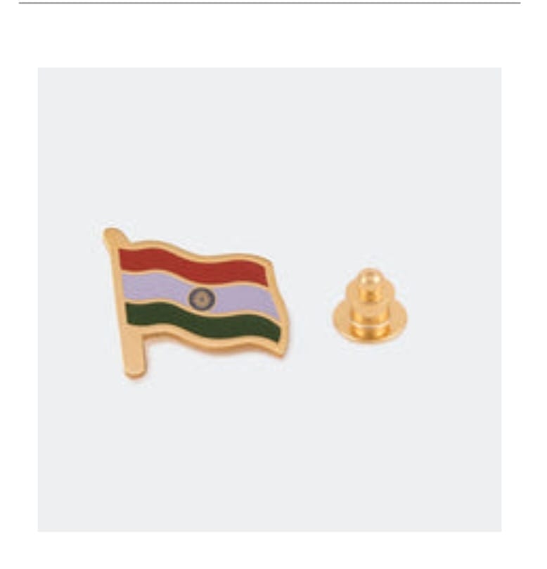 Customer photo review of Lapel Pin Flag
