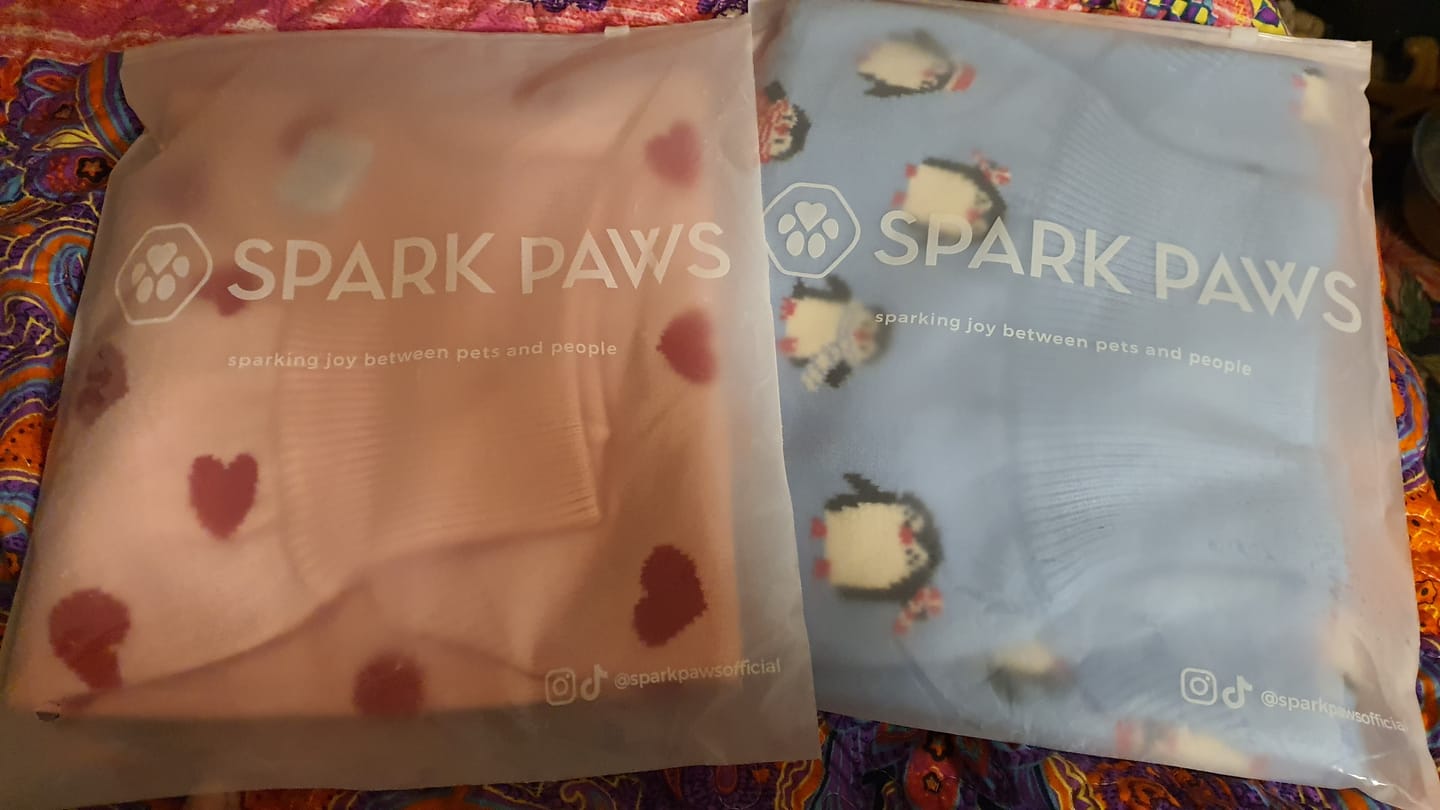 Customer photo review of Dog Sweater - Penguins