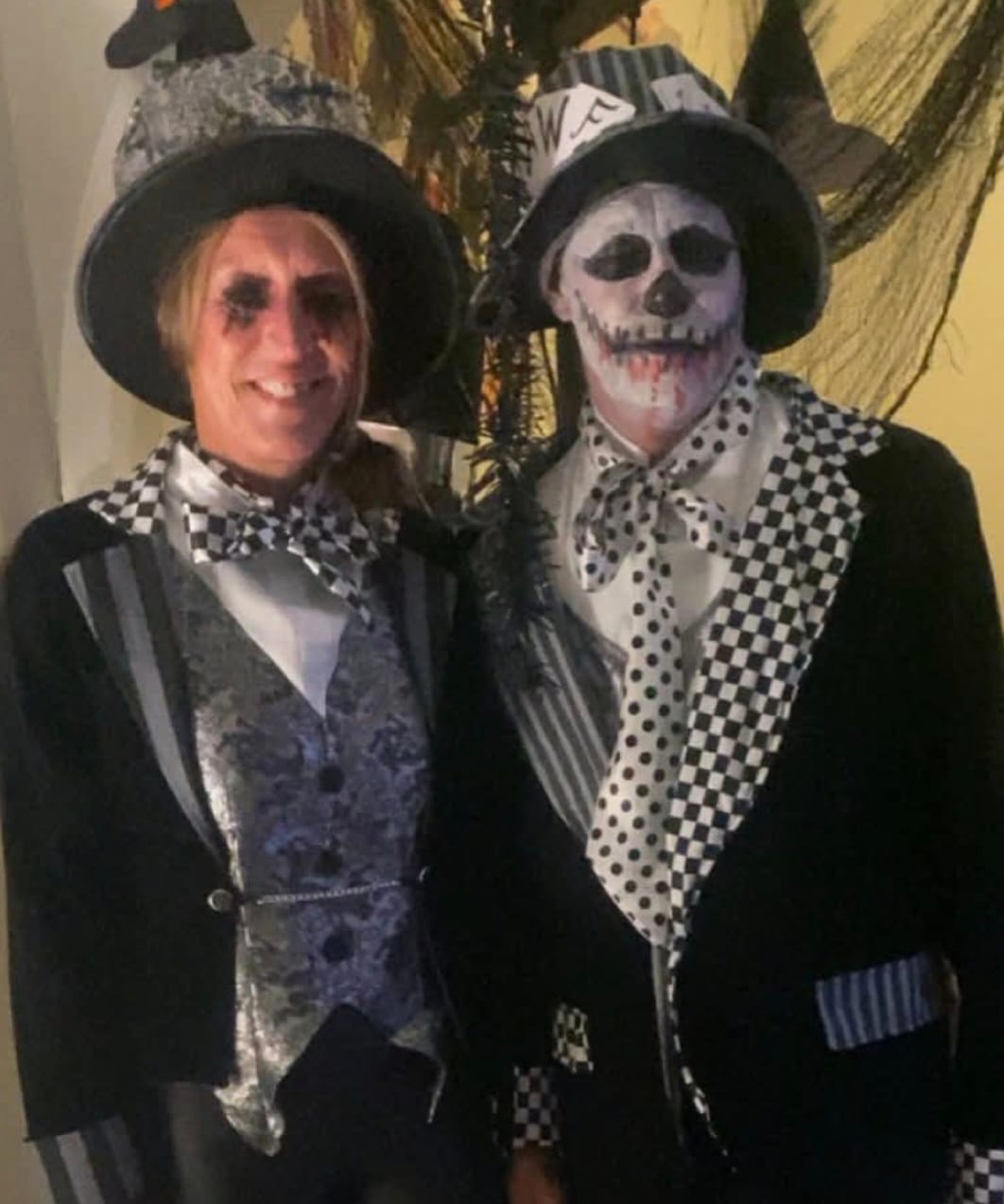 Customer photo review of Deluxe Dark Miss Hatter Costume