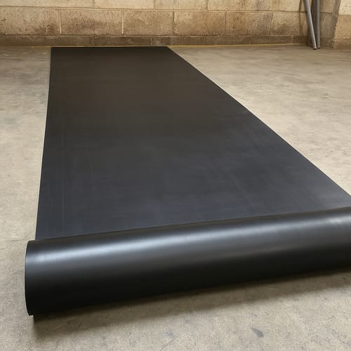 Customer photo review of Industrial Grade Rubber Sheet 1.5mm to 25mm Thick Heavy Duty, Abrasion-Resistant, Custom Cut Lengths 1.4m Wide Rolls, Ideal for Tough Applications