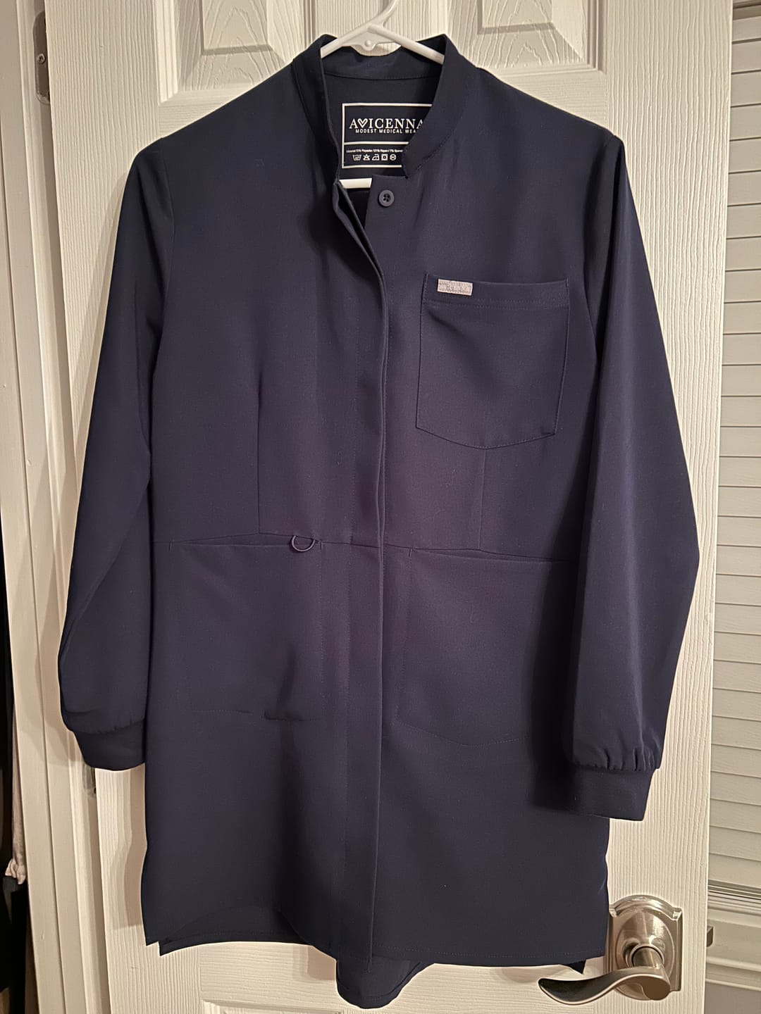 Customer photo review of The Essential Scrub Top 2.0