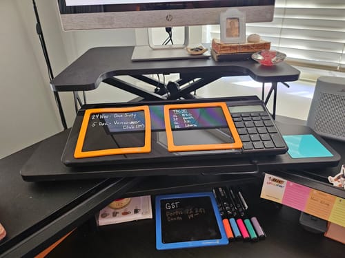 Customer photo review of DeskBoard Buddy