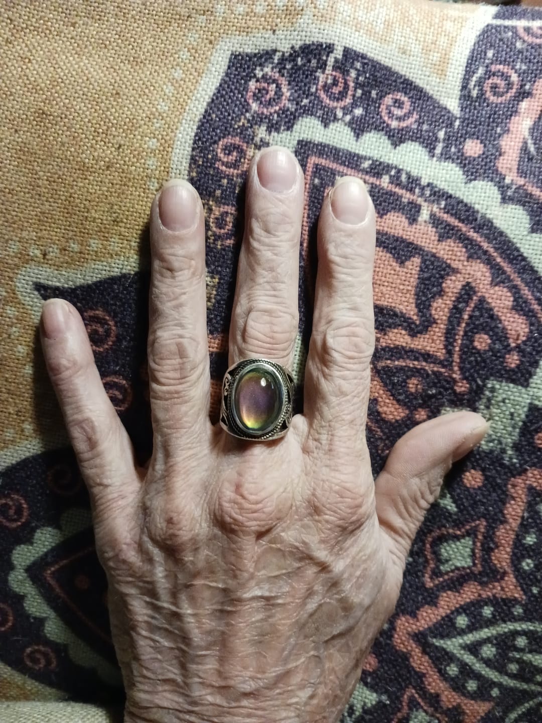 Customer photo review of New-Age Mood Ring