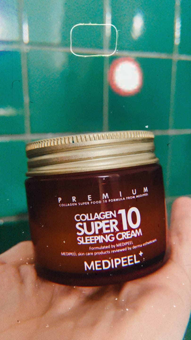 Customer photo review of Pretnovecošanās nakts krēms sejai ar kolagēnu Medi-Peel Collagen Super10 Sleeping Cream