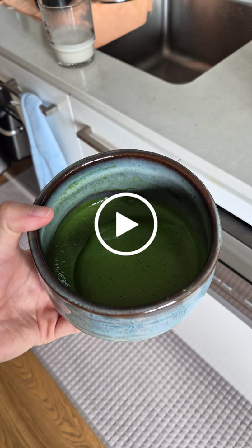 Customer video review of Gourmet's Gold Artisan Matcha (Latte)