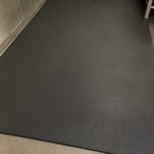 Customer photo review of 6mm Rubber Sheet Matting Durable, Slip-Resistant, Easy to Clean for Commercial & Industrial Use Versatile Flooring Solution - Linear Metre