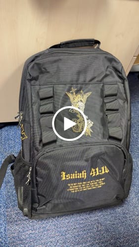 Customer video review of Fear Not Backpack