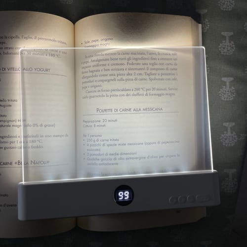 Customer photo review of Lampada da Lettura LED Trasparente