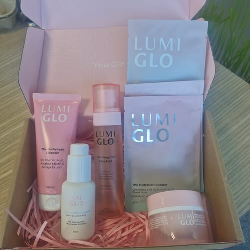 Customer photo review of The Oily Skin Bundle