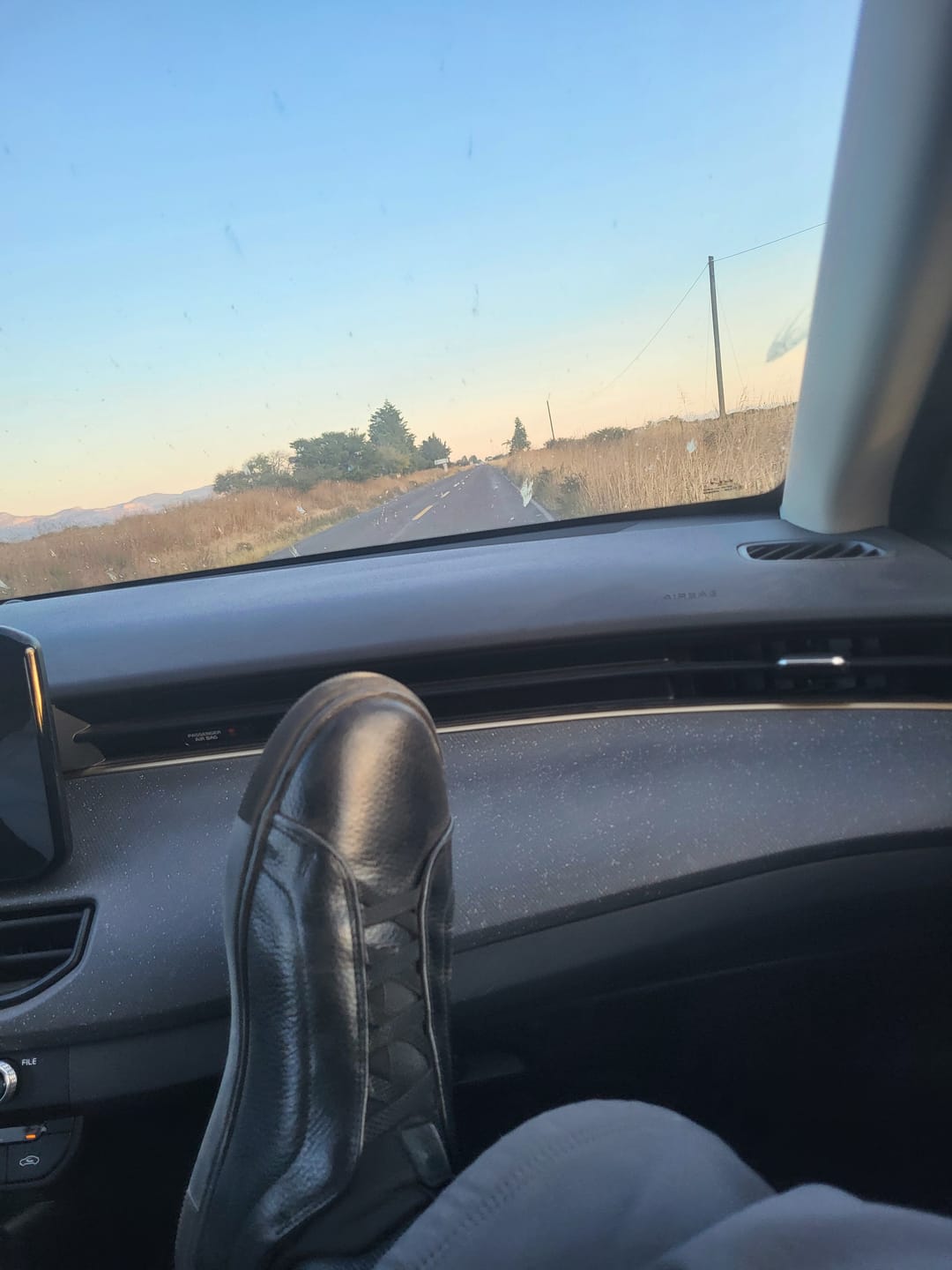 Customer photo review of SNEAKER SLIP ON PIEL NEGRO